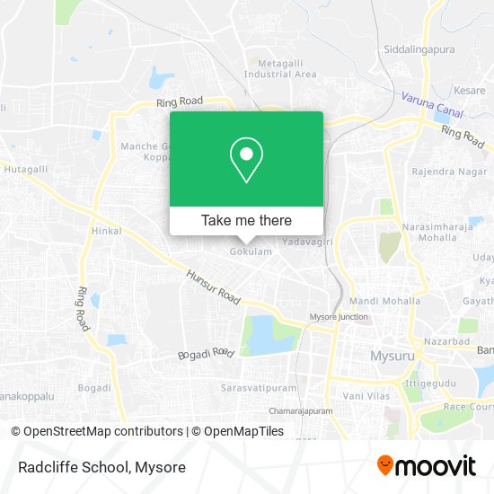 Radcliffe School map