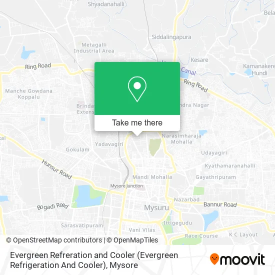 Evergreen Refreration and Cooler (Evergreen Refrigeration And Cooler) map