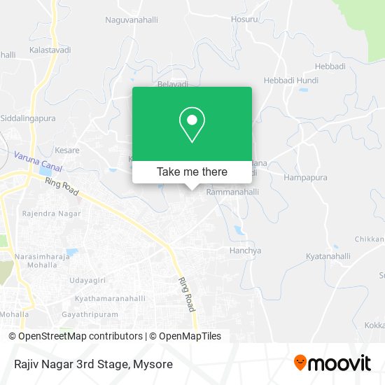 Rajiv Nagar 3rd Stage map