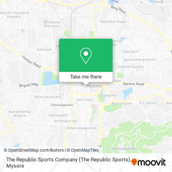 The Republic Sports Company map
