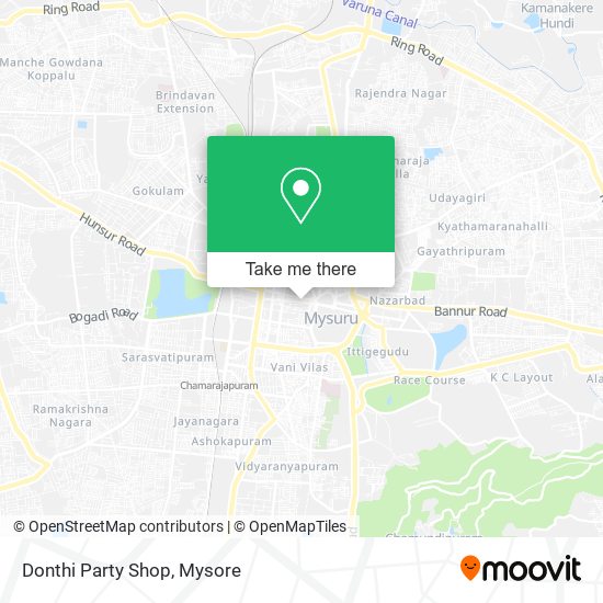 Donthi Party Shop map