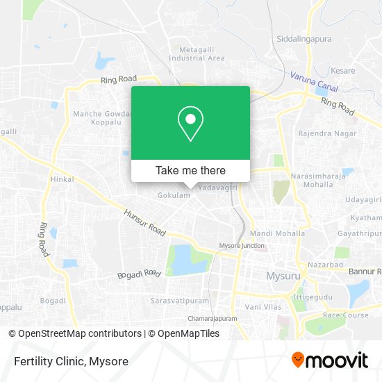 Fertility Clinic map