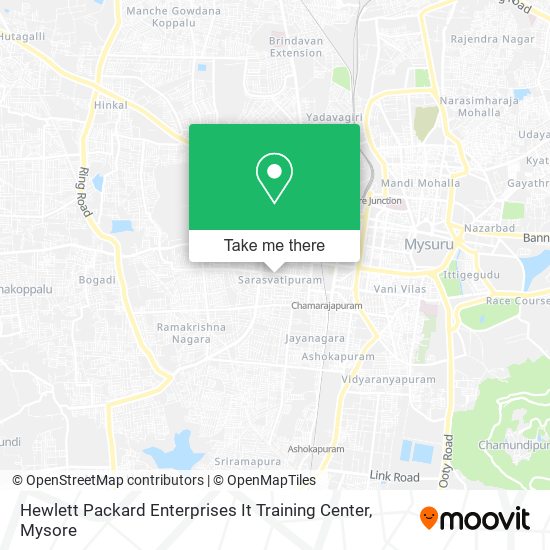 Hewlett Packard Enterprises It Training Center map