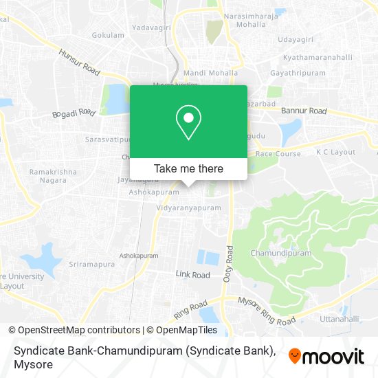 Syndicate Bank-Chamundipuram map