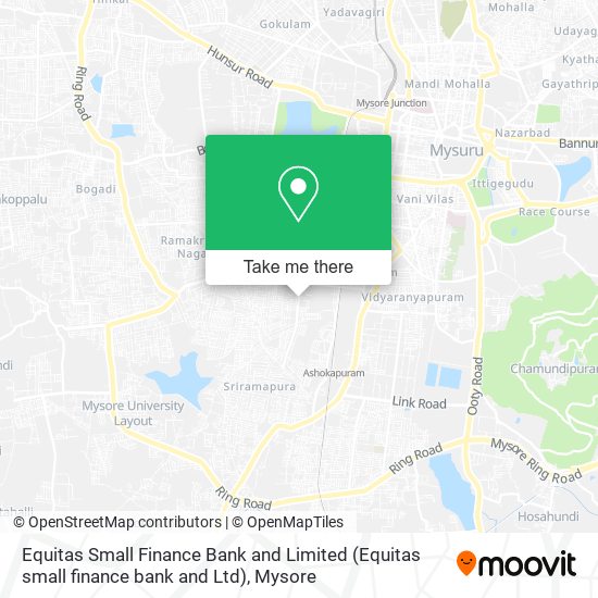 Equitas Small Finance Bank and Limited (Equitas small finance bank and Ltd) map