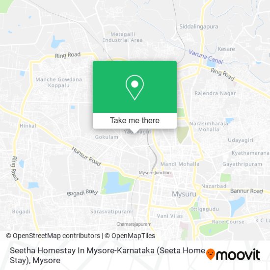 Seetha Homestay In Mysore-Karnataka (Seeta Home Stay) map