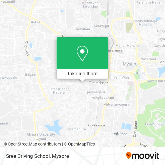 Sree Driving School map