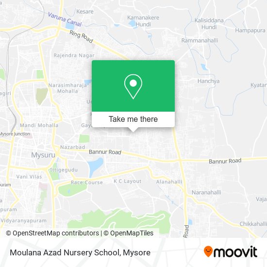 Moulana Azad Nursery School map