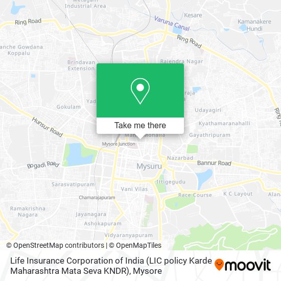 Life Insurance Corporation of India (LIC policy Karde Maharashtra Mata Seva KNDR) map