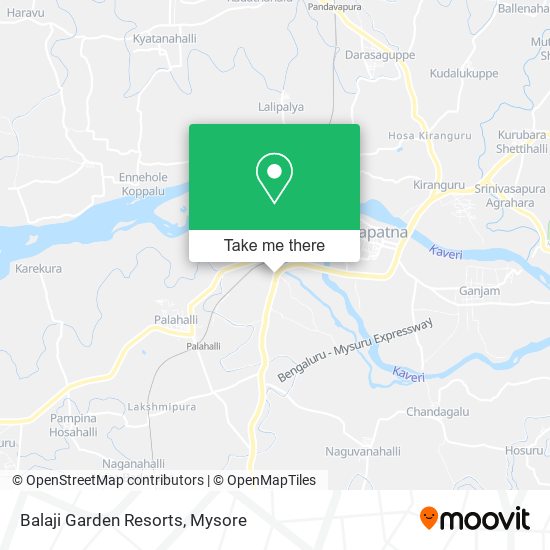 Balaji Garden Resorts map