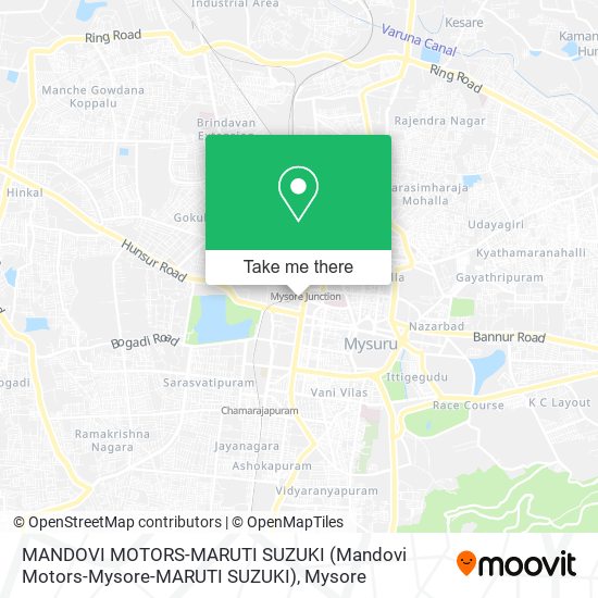 MANDOVI MOTORS-MARUTI SUZUKI (Mandovi Motors-Mysore-MARUTI SUZUKI) map