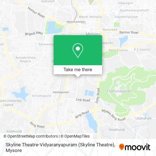 Skyline Theatre-Vidyaranyapuram map
