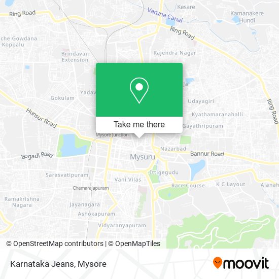 Karnataka Jeans map