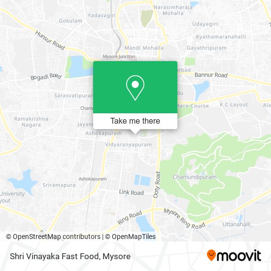 Shri Vinayaka Fast Food map