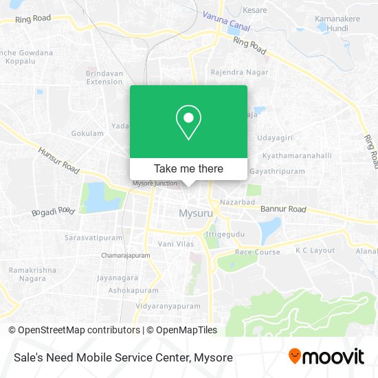 Sale's Need Mobile Service Center map