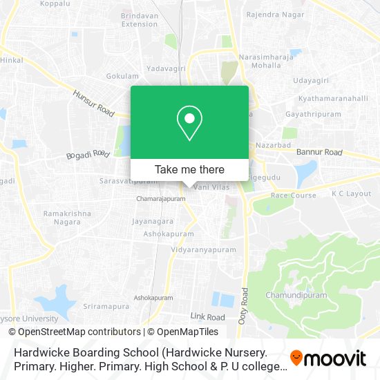 Hardwicke Boarding School (Hardwicke Nursery. Primary. Higher. Primary. High School & P. U college) map