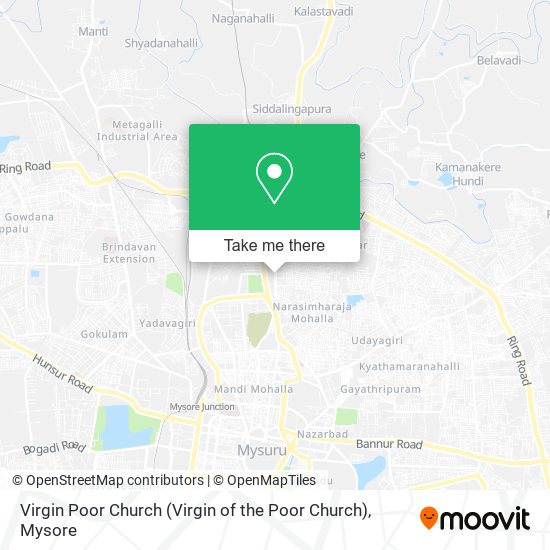 Virgin Poor Church (Virgin of the Poor Church) map