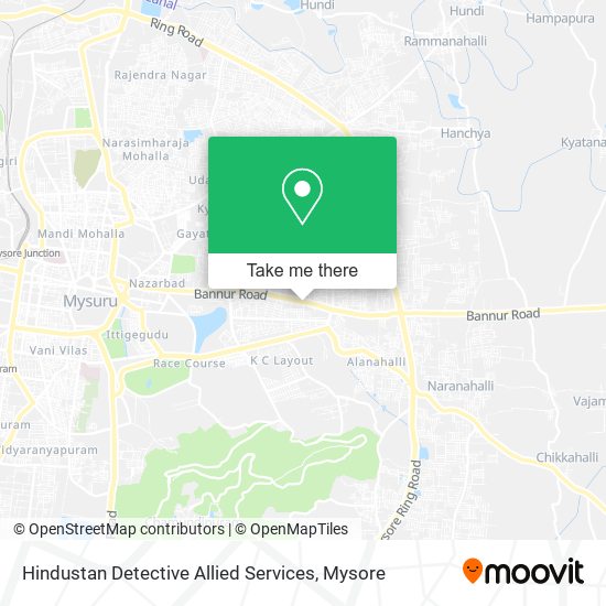 Hindustan Detective Allied Services map