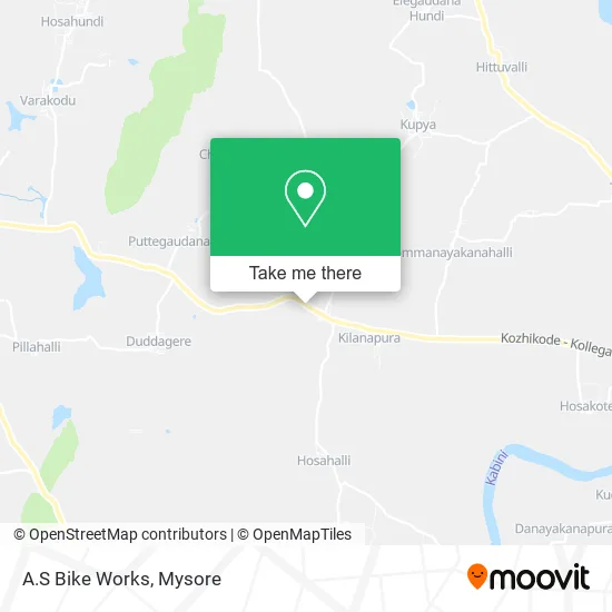 A.S Bike Works map