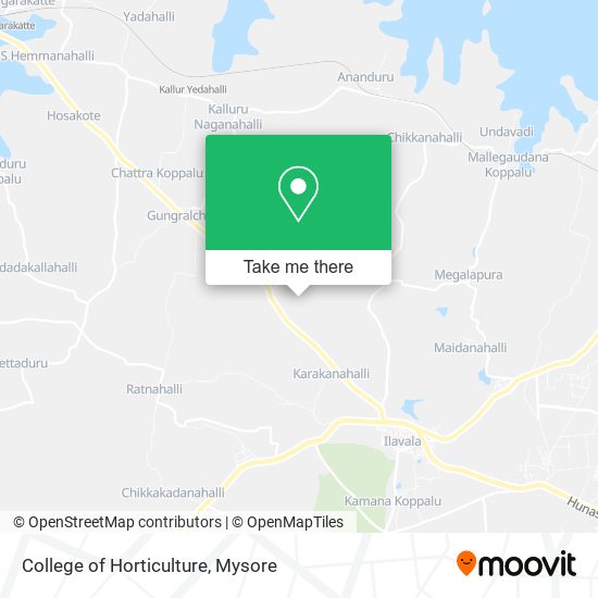 College of Horticulture map