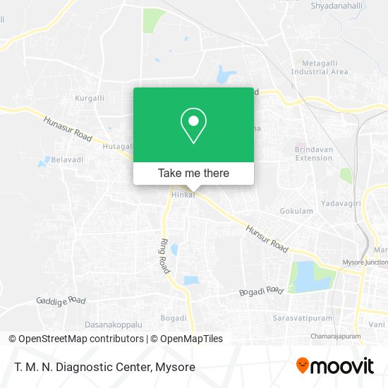 T. M. N. Diagnostic Center map