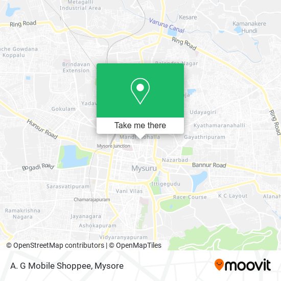 A. G Mobile Shoppee map