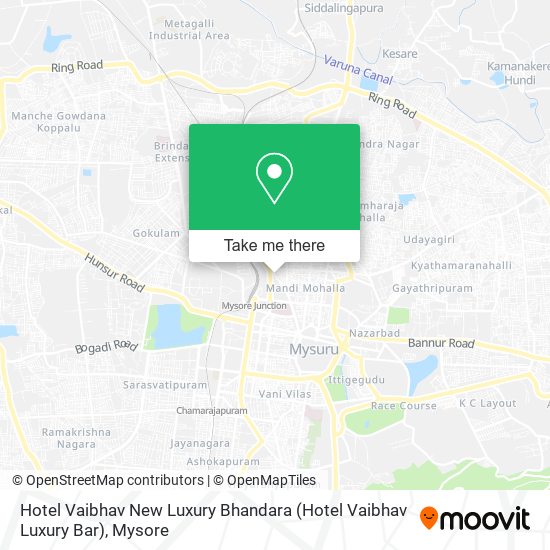 Hotel Vaibhav New Luxury Bhandara (Hotel Vaibhav Luxury Bar) map