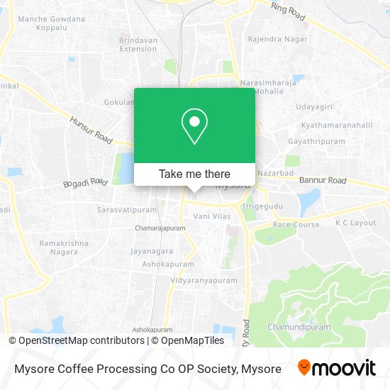 Mysore Coffee Processing Co OP Society map