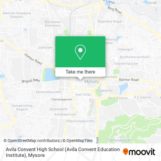 Avila Convent High School (Avila Convent Education Institute) map