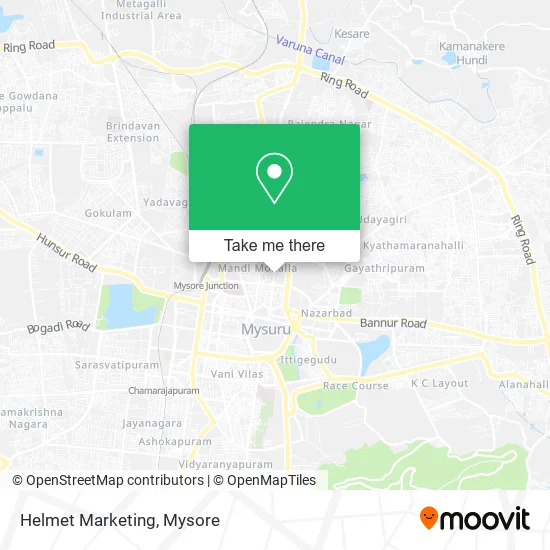 Helmet Marketing map