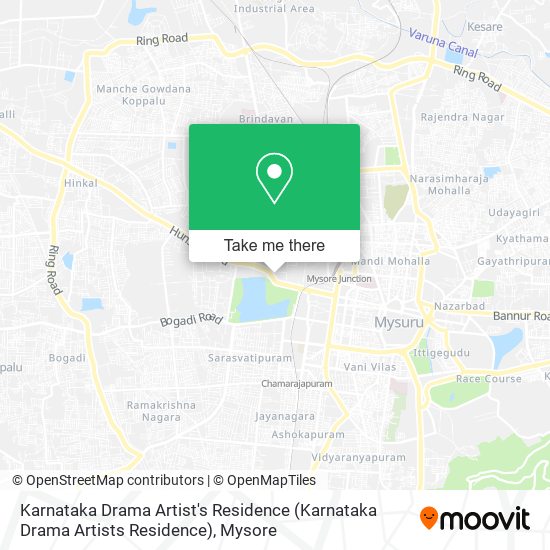 Karnataka Drama Artist's Residence (Karnataka Drama Artists Residence) map