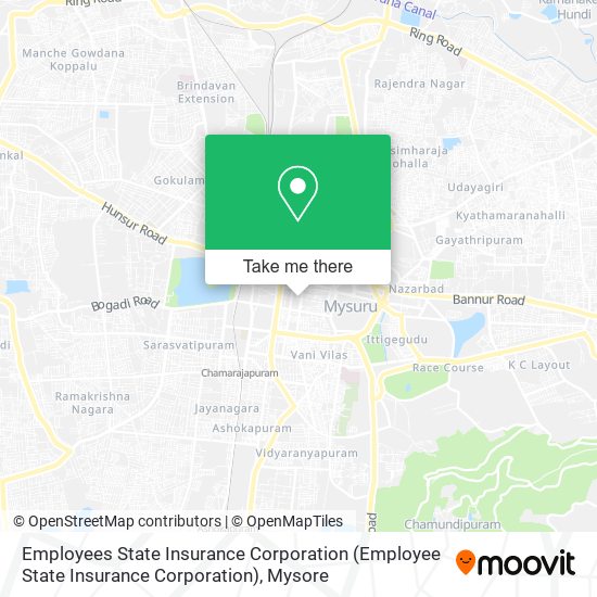 Employees State Insurance Corporation map