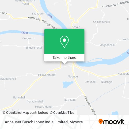 Anheuser Busch Inbev India Limited map