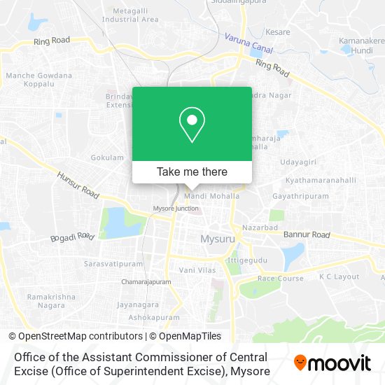 Office of the Assistant Commissioner of Central Excise (Office of Superintendent Excise) map