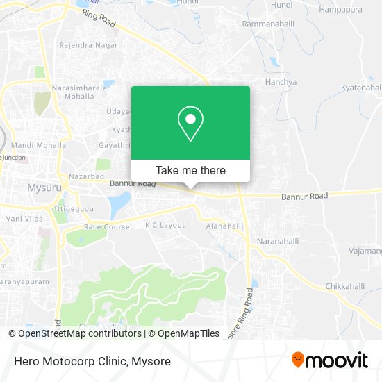 Hero Motocorp Clinic map