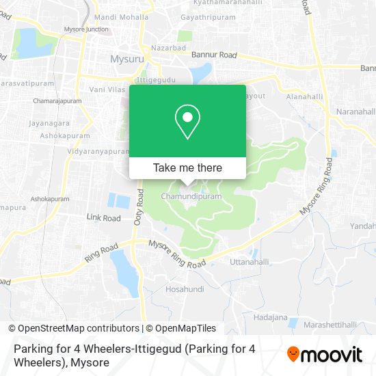 Parking for 4 Wheelers-Ittigegud map