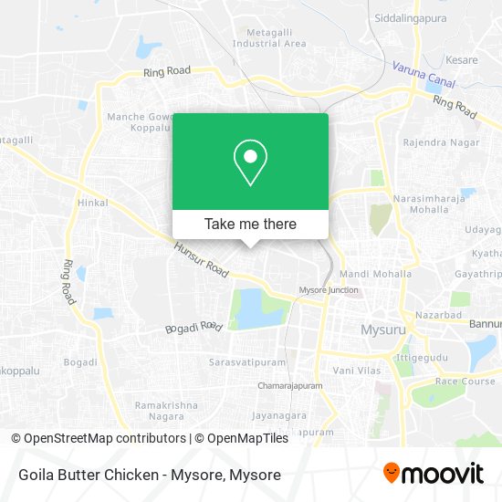 Goila Butter Chicken - Mysore map