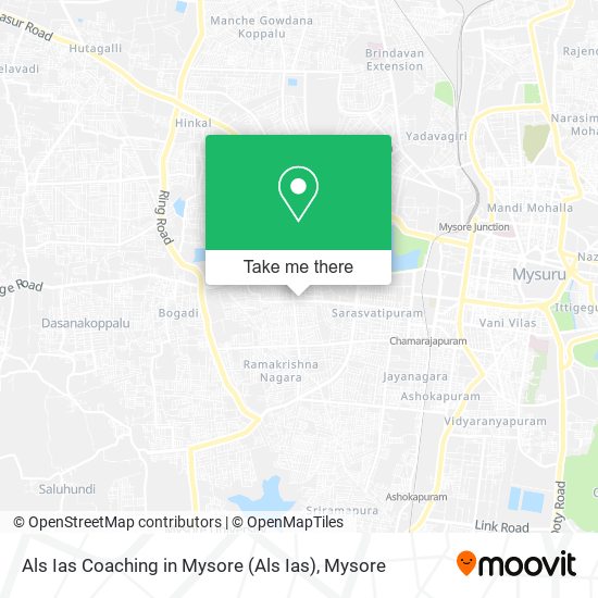 Als Ias Coaching in Mysore map