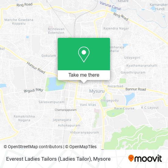Everest Ladies Tailors map