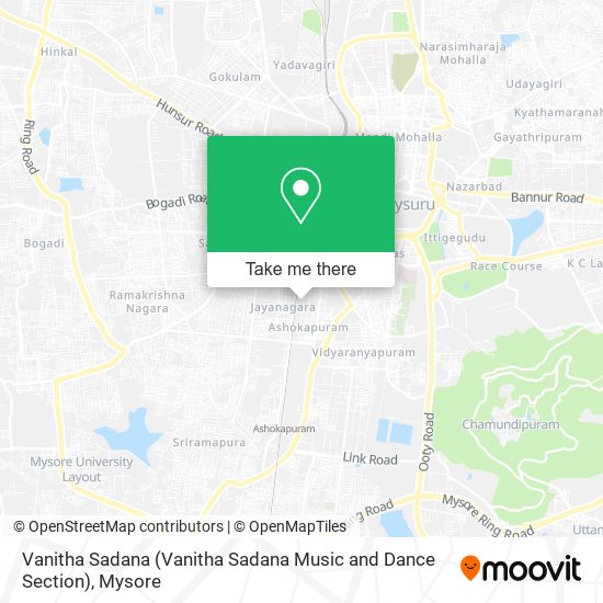 Vanitha Sadana (Vanitha Sadana Music and Dance Section) map