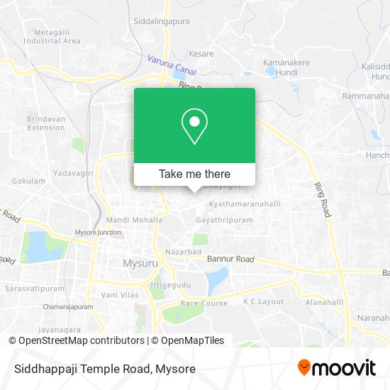 Siddhappaji Temple Road map