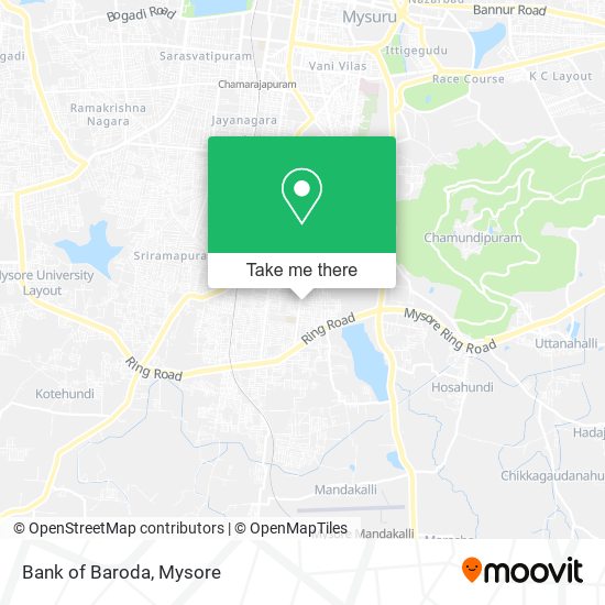 Bank of Baroda map