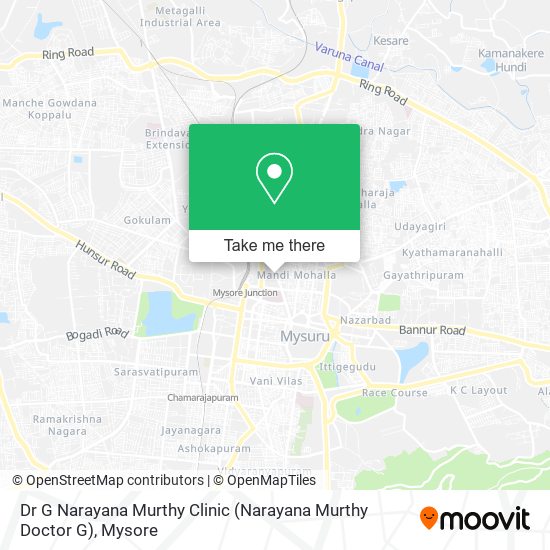 Dr G Narayana Murthy Clinic (Narayana Murthy Doctor G) map