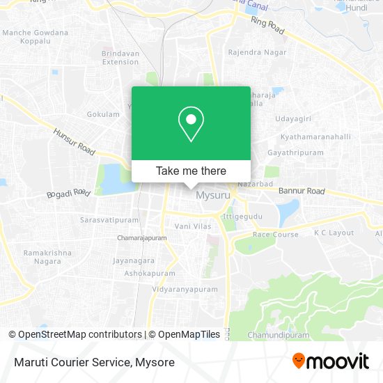 Maruti Courier Service map