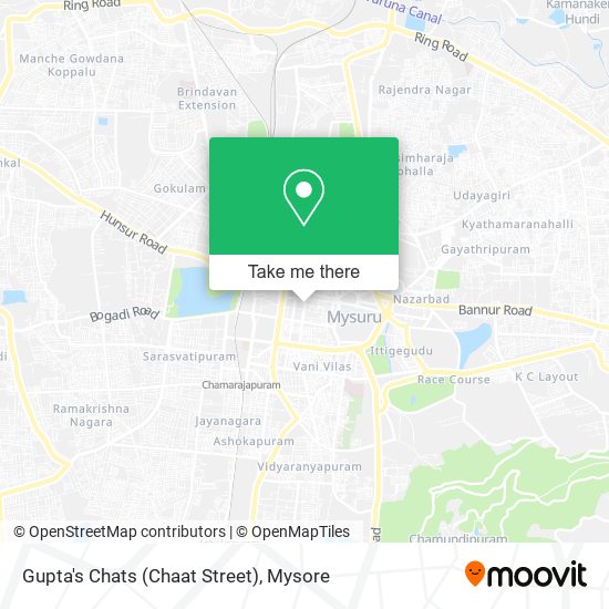 Gupta's Chats (Chaat Street) map