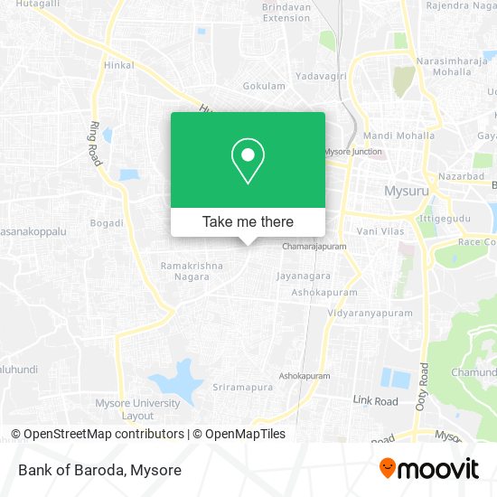 Bank of Baroda map