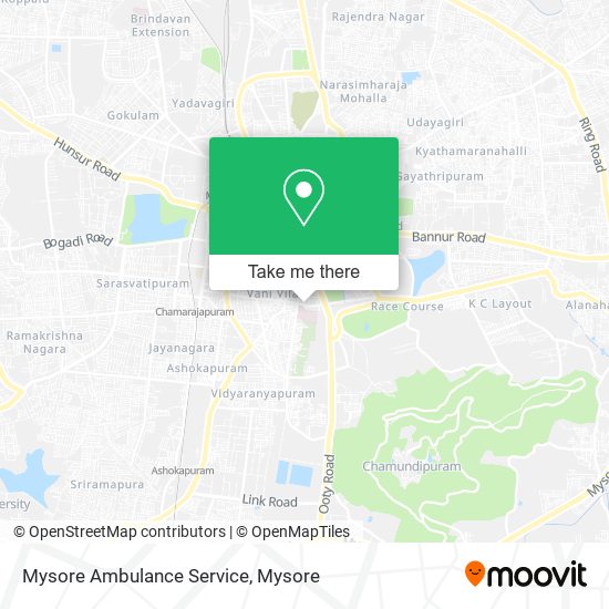 Mysore Ambulance Service map