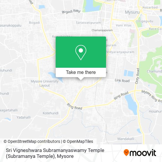 Sri Vigneshwara Subramanyaswamy Temple (Subramanya Temple) map