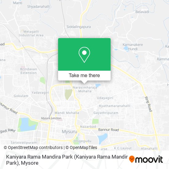 Kaniyara Rama Mandira Park map