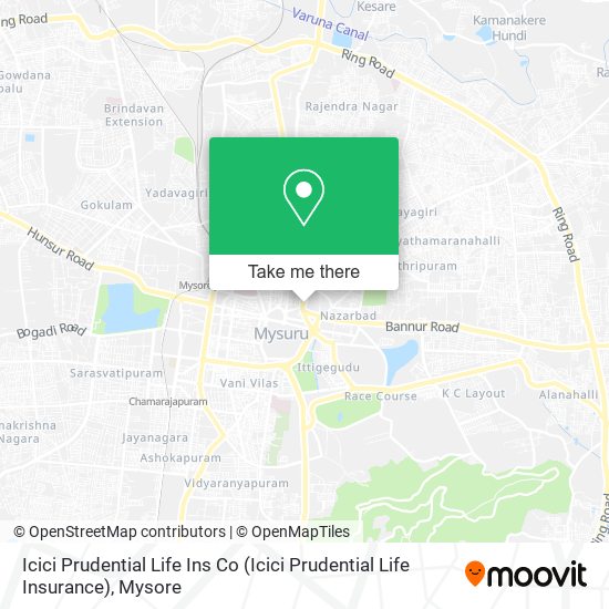 Icici Prudential Life Ins Co (Icici Prudential Life Insurance) map